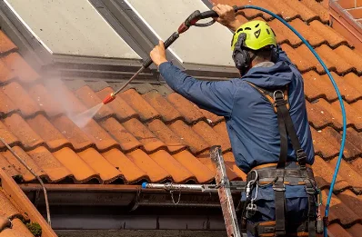 Démoussage et hydrofuge de toiture à Codalet